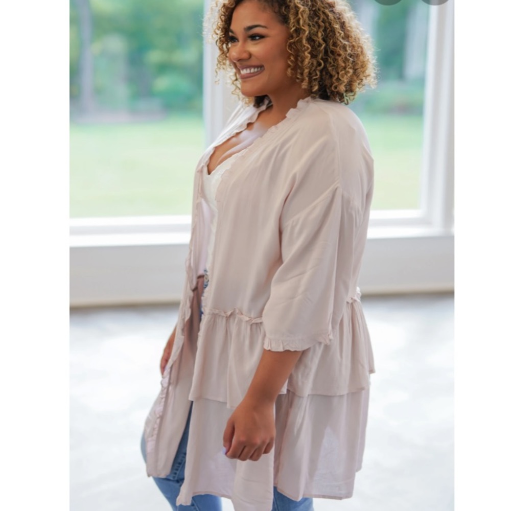 Ruffle Cardigan - Picture 3 of 5